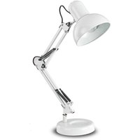 Kelly - 1 Licht Schreibtischlampe Weiß, E27 - Ideal Lux von IDEAL LUX