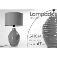 Webmarketpoint - Moderne graue Tischlampe mit Keramiklicht cm 39 x 39 x 67 h von WEBMARKETPOINT
