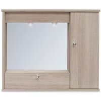 Webmarketpoint - Moderner Badmöbelspiegel 1 Tür mit Klappe Ulme H.61x73x14 Webmarketpoint - Moderner Badmöbelspiegel 1 Tür mit Klappe Ulme H.61x73x14 von WEBMARKETPOINT