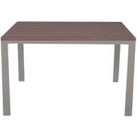 Monster rechteckiger Tisch 110x70 taubengraue Struktur und graue Lärchenplatte von WEBMARKETPOINT