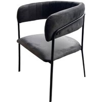 Webmarketpoint - Schlüsselstuhl aus rauchgrauem Stoff und anthrazitfarbener Struktur Webmarketpoint - Schlüsselstuhl aus rauchgrauem Stoff und anthrazitfarbener Struktur von WEBMARKETPOINT