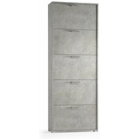 Webmarketpoint - Schuhregal mit doppelter Tiefe und 5 Türen für bis zu 18 Paar Betonschuhe Webmarketpoint - Schuhregal mit doppelter Tiefe und 5 Türen für bis zu 18 Paar Betonschuhe von WEBMARKETPOINT