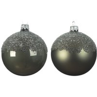 Webmarketpoint - Sortierte moosgrüne Weihnachtskugel mit glitzernder Spitze Ø8 cm Webmarketpoint - Sortierte moosgrüne Weihnachtskugel mit glitzernder Spitze Ø8 cm von WEBMARKETPOINT