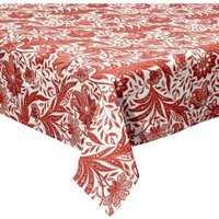 Tischdecke 140 x 180 cm rote Baumwolle von IPERBRIKO