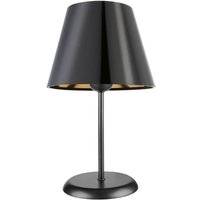 Webmarketpoint - Verda ASZ1212 Tischlampe aus Metall und schwarzem Stofflampenschirm von WEBMARKETPOINT