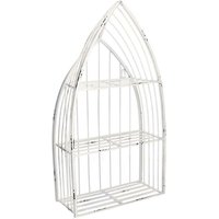 Webmarketpoint - Weißes Metallregal 3 Regale cm29x12h55 Webmarketpoint - Weißes Metallregal 3 Regale cm29x12h55 von WEBMARKETPOINT