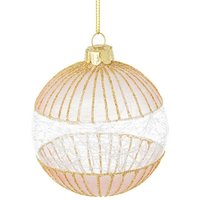 Weihnachtskugel im Glas Gold loren 8 cm Weihnachtskugel im Glas Gold loren 8 cm von WEBMARKETPOINT