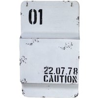 Weißer Bristol-Briefhalter aus Metall, cm25x8h42 Weißer Bristol-Briefhalter aus Metall, cm25x8h42 von WEBMARKETPOINT