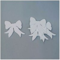 Weißer Kokardenbogen aus Polystyrol 15 cm Set 4 Stück Weißer Kokardenbogen aus Polystyrol 15 cm Set 4 Stück von WEBMARKETPOINT