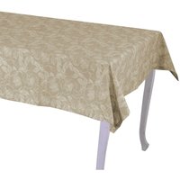 Wildrosa Tischdecke aus beigem Stoff cm140x180 von VACCHETTI
