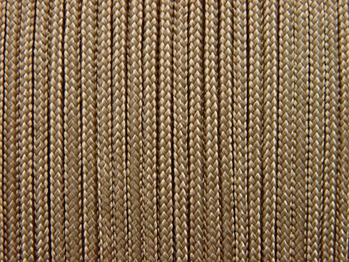 WEBandBUY 4 Meter Flechtschnur Farbe: Messing Dicke 2mm Fallschirmschnur Fallschirmseil para.-Cord von WEBandBUY