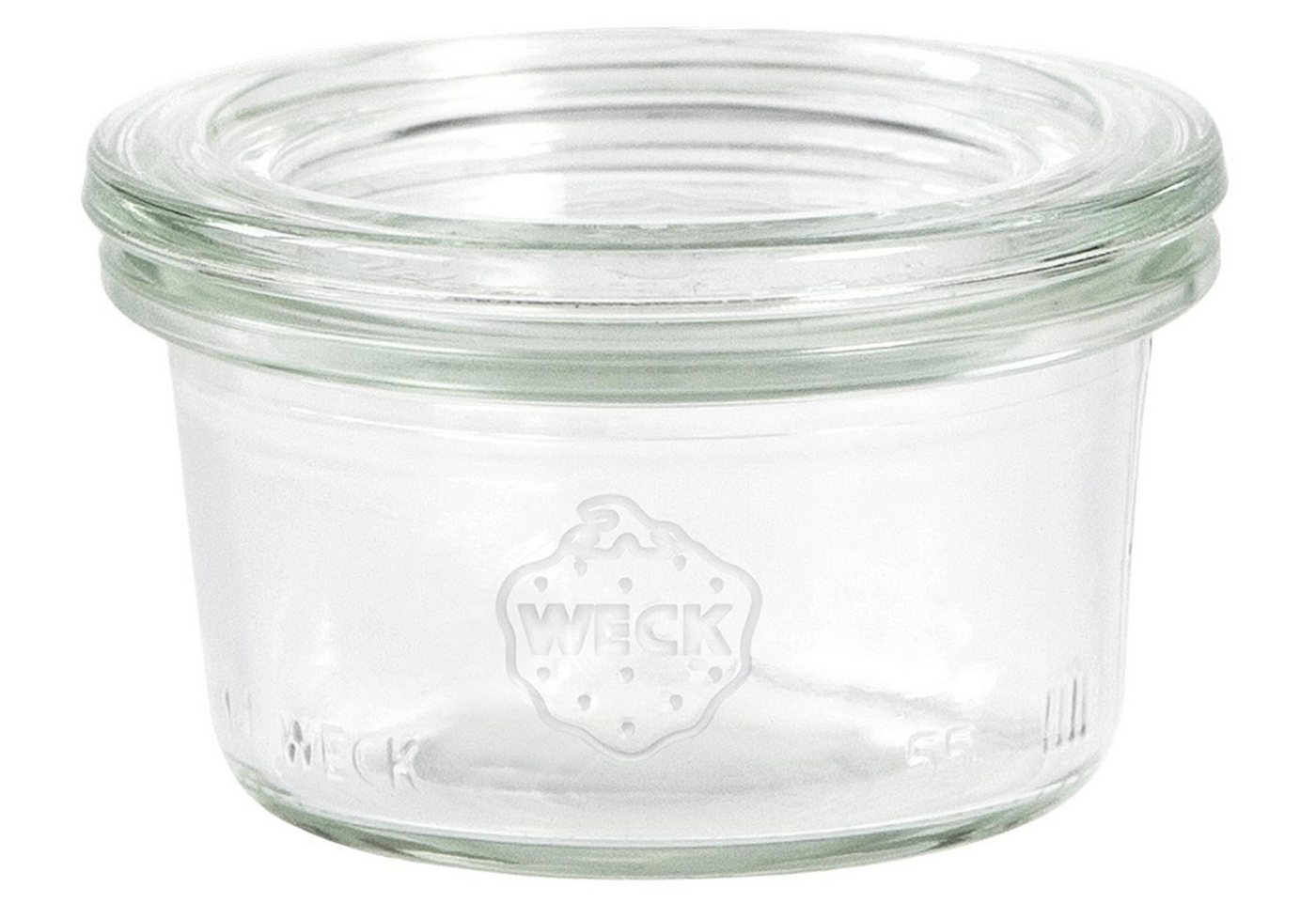 WECK Einmachglas Mini-Sturzglas, Glas, (Packung, 12 Stück), mikrowellen- und spülmaschinenfest von WECK