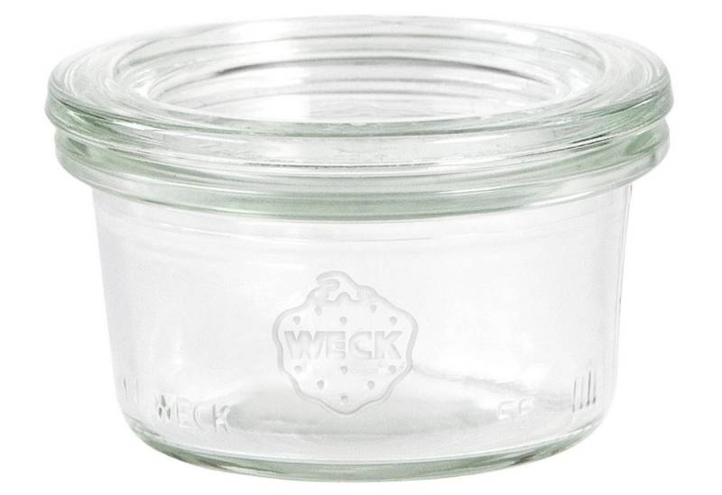 WECK Einmachglas Mini-Sturzglas, Glas, (Packung, 12 Stück), mikrowellen- und spülmaschinenfest von WECK