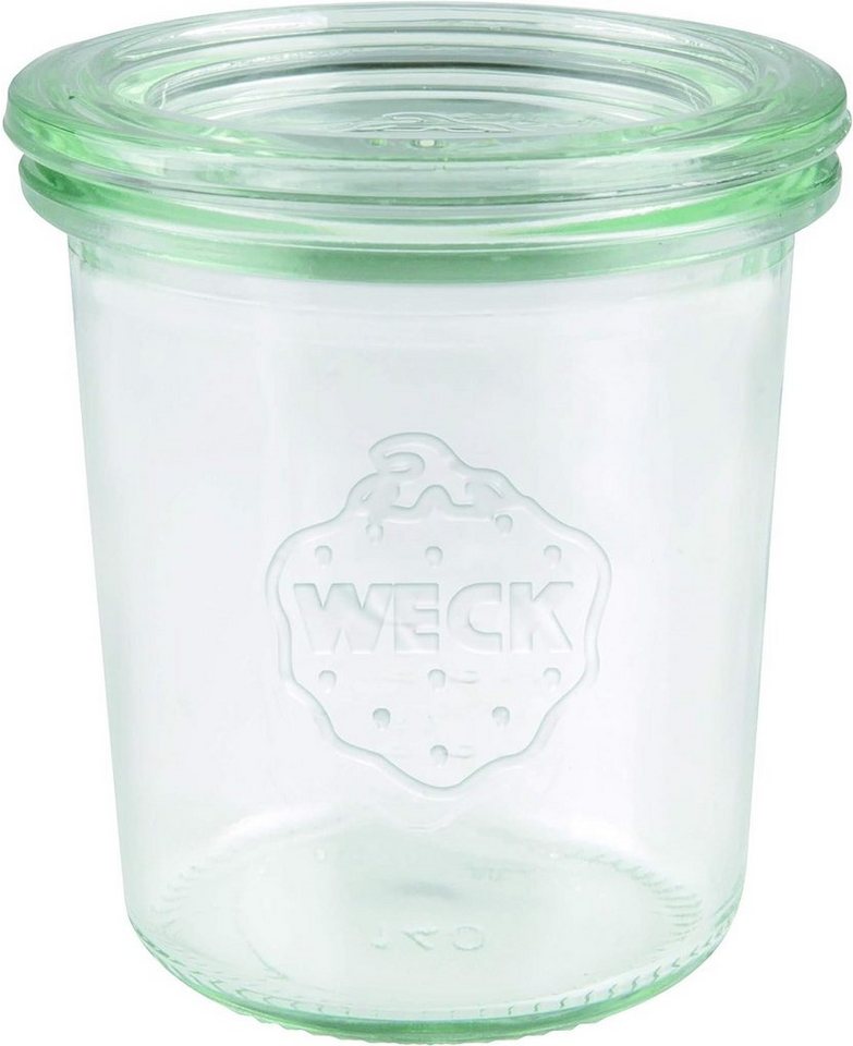 WECK Einmachglas Sturzglas Inhalt 140 ml, zum Einkochen, Backofengeeignet, 12 von WECK