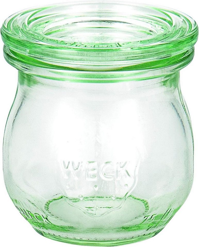 WECK Einmachglas Weck Einmachgläser Tulpenglas 75 ml mit Deckel Klammer Gummi 12 von WECK
