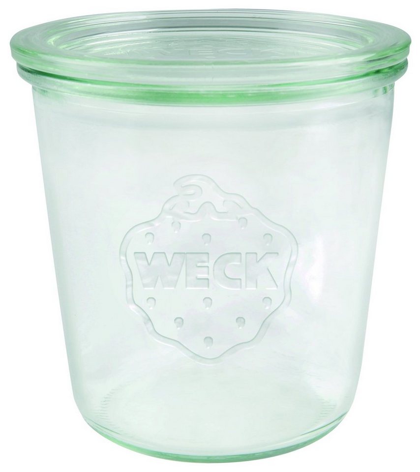 WECK Einmachglas Weck Sturzglas 500 ml, Einmach Glas mit Deckel, zum Einkochen, 6 Stück von WECK