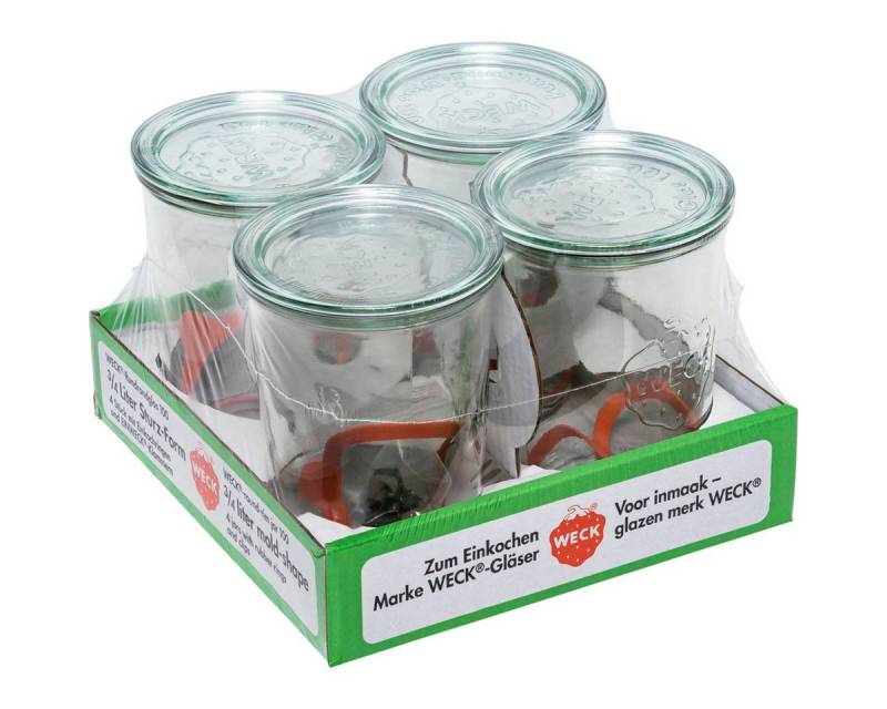 WECK Karaffe Sturzglas 0,75l 4er Pack WECK Karaffe Sturzglas 0,75l 4er Pack von WECK