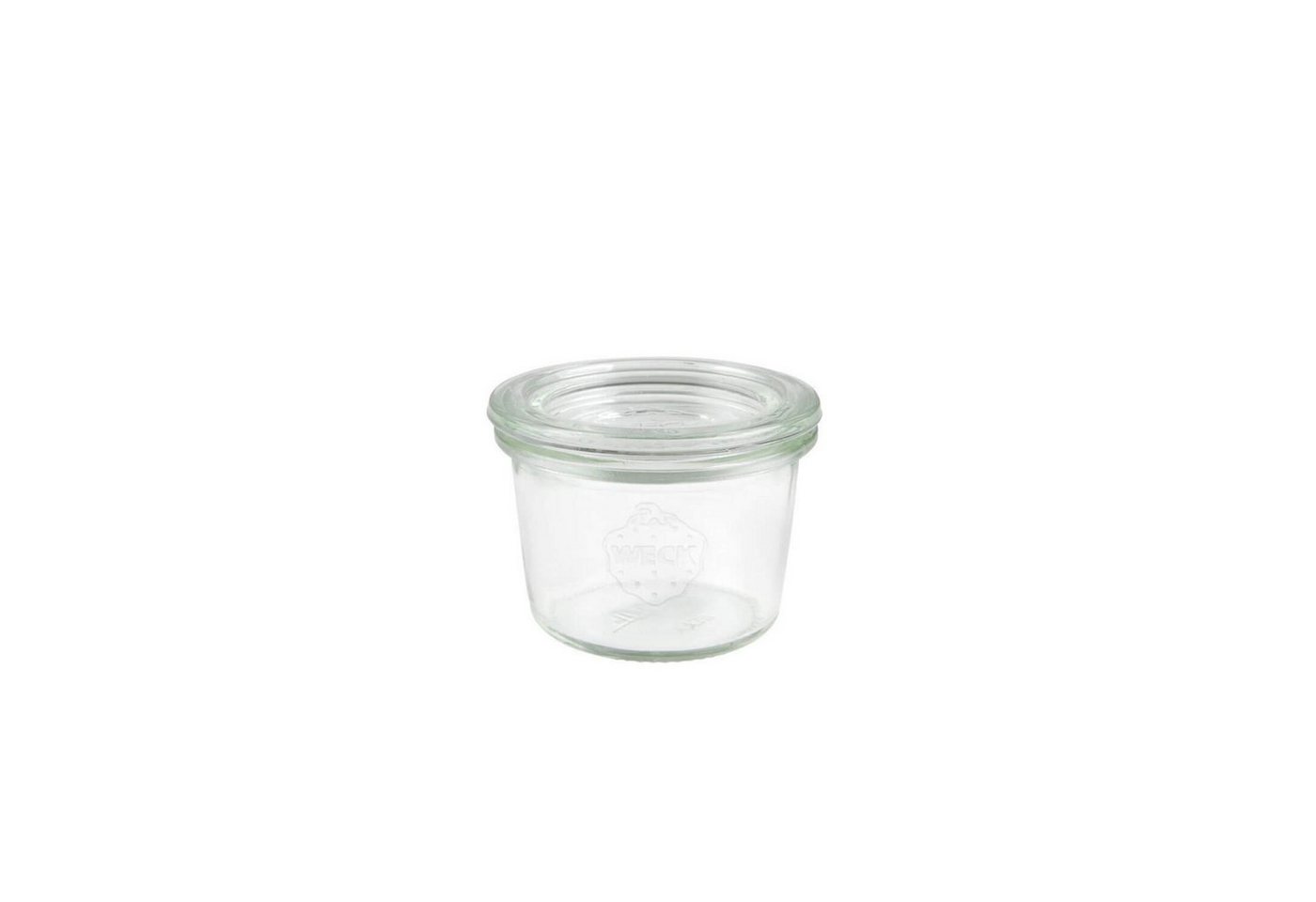 WECK Vorratsdose Mini-Sturzform 35 ml 4 cm Rand 12er Set, Glas von WECK