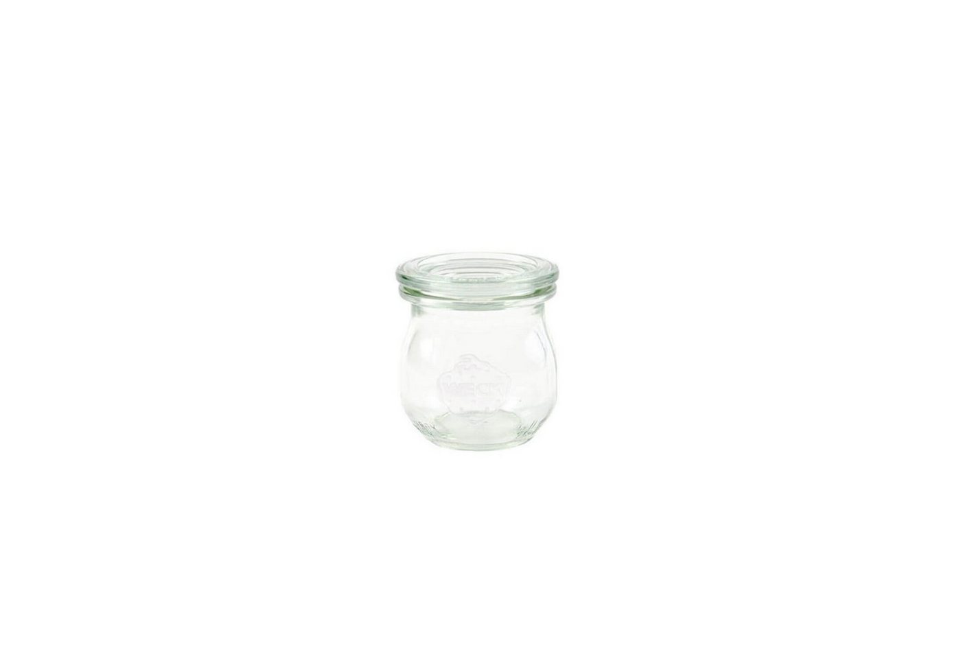WECK Vorratsdose Mini-Tulpenglas 75 ml Rand 4 cm 12er Set, Glas von WECK