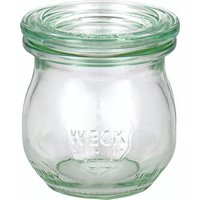 Weck - Einmachgläser Tulpenglas 75 ml mit Deckel Klammer Gummi 12 Vorratsgläser von WECK