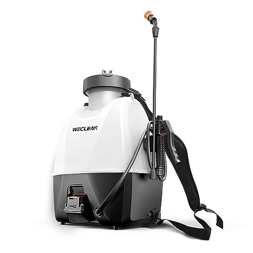 WECLEAN 15L 18V Akku Drucksprüher Elektrisches für Gartenarbeiten, Gartenspritze, Unkrautspritzen mit austauschbarer Lithiumbatterie für Gartenbewässerung und Desinfektion von WECLEAN