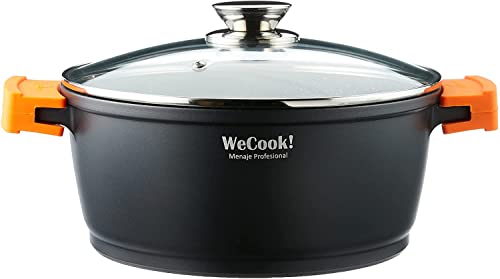 CAST ALUMINIUM POT WITH LID ECOCHEF 32 cm. CAST ALUMINIUM POT WITH LID ECOCHEF 32 cm. von WECOOK!