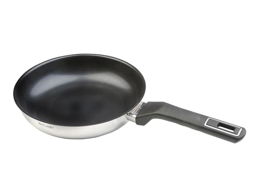 WECOOK! Eterna Bratpfanne Edelstahl 18/10 Ø 28 cm Antihaftbeschichtet 3-lagige Quantanium-Beschichtung ohne PFOA – Induktionsgeeignet 3,5 mm starker 3-lagiger Boden, Ergonomischer Bakelitgriff WECOOK! Eterna Bratpfanne Edelstahl 18/10 Ø 28 cm Antihaftbeschichtet 3-lagige Quantanium-Beschichtung ohne PFOA – Induktionsgeeignet 3,5 mm starker 3-lagiger Boden, Ergonomischer Bakelitgriff von WECOOK!
