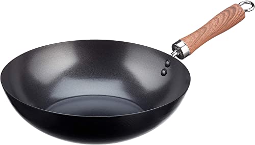 WECOOK Wok, 2 Schichten, Gusseisen, Schwarz, 24 cm von WECOOK!