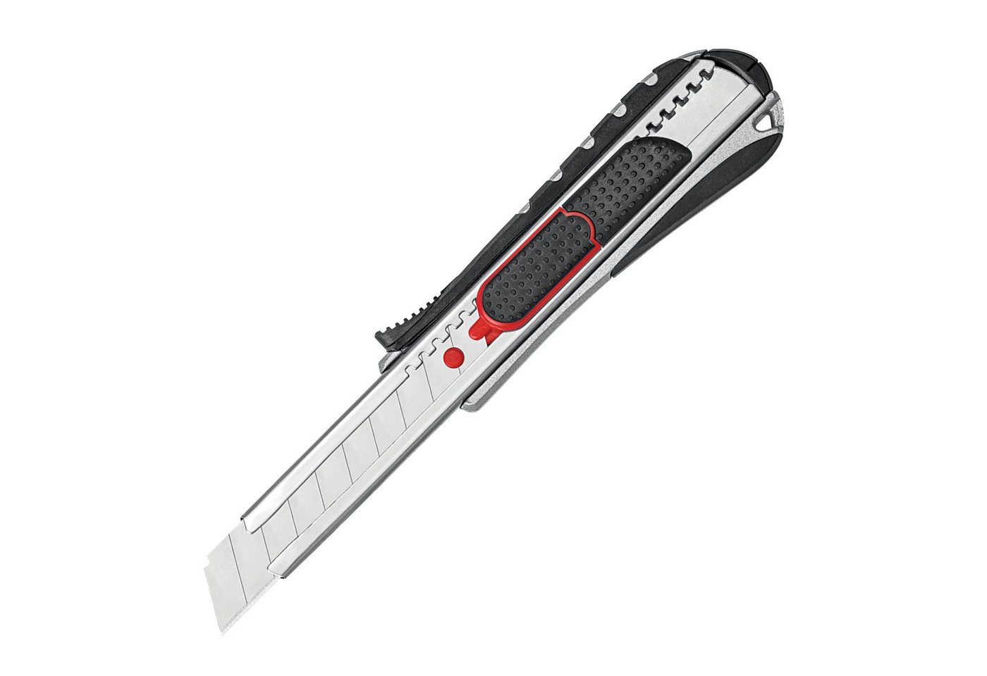 WEDO Cutter, (Packung, 1 St., Cutter inkl. Abbrechklinge), WEDO® Cuttermesser Safety 2 in 1 787018 Teppichmesser Abbrechklinge: 18 mm - silber - 1 Stück von WEDO