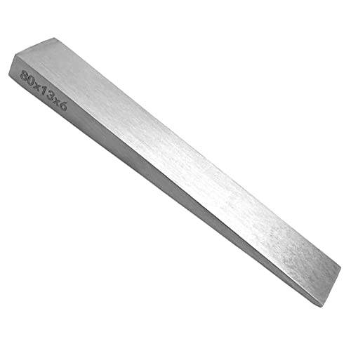 WEDO Edelstahl Flanschkeil,13 x 6 x 80mm,Keil für Rohrverschraubung,Schweißwerkzeug,Metallflanschkeil,korrosionsbeständig und stark,Spreizflansche,hitzebehandelt Rohrverschraubung von WEDO