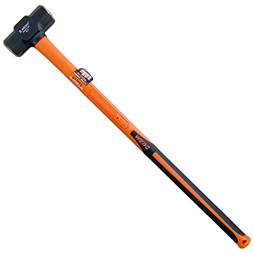 WEDO Fäustel Vorschlaghammer Mit Fiberglasstiel 2700g, Schlittenhammer, Hardware Werkzeug, Stemmhammer, Großer Hammer, Kohlenstoffstahl, Rutschfester Griff, Langlebig, Länge 894mm WEDO Fäustel Vorschlaghammer Mit Fiberglasstiel 2700g, Schlittenhammer, Hardware Werkzeug, Stemmhammer, Großer Hammer, Kohlenstoffstahl, Rutschfester Griff, Langlebig, Länge 894mm von WEDO
