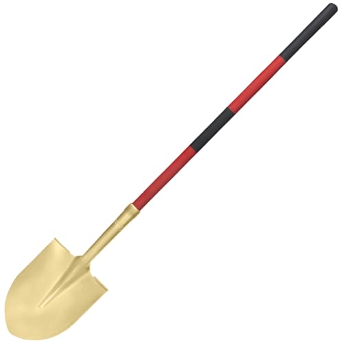 WEDO Funkenfreie Schaufel mit langem gebogenem Hals, Rundspitze, Transferschaufel, 152,4 cm, mit rutschfestem Fiberglasgriff, Sicherheitswerkzeug, Aluminiumbronze, DIN-Standard, BAM- und FM-Zertifikat WEDO Funkenfreie Schaufel mit langem gebogenem Hals, Rundspitze, Transferschaufel, 152,4 cm, mit rutschfestem Fiberglasgriff, Sicherheitswerkzeug, Aluminiumbronze, DIN-Standard, BAM- und FM-Zertifikat von WEDO