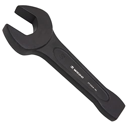 WEDO Jumbo Striking Open End Wrench, One-time Die Forged, Strong Torque, High Strength, 40 Chrome Steel, Size 46mm, Length 250mm von WEDO