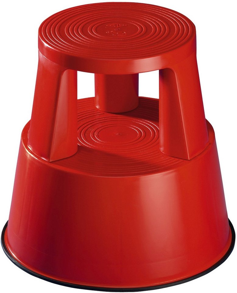 WEDO Klapptritt Rollhocker Kunststoff Step rot WEDO Klapptritt Rollhocker Kunststoff Step rot von WEDO