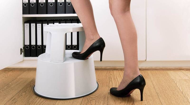 WEDO Klapptritt Rollhocker Kunststoff Step weiß WEDO Klapptritt Rollhocker Kunststoff Step weiß von WEDO