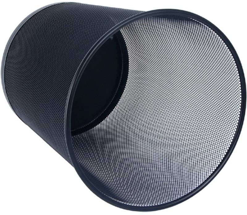 WEDO Papierkorb Papierkorb Office 18l schwarz (12 Stück) von WEDO