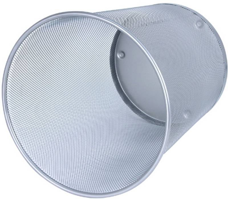 WEDO Papierkorb Papierkorb Office 18l silber von WEDO
