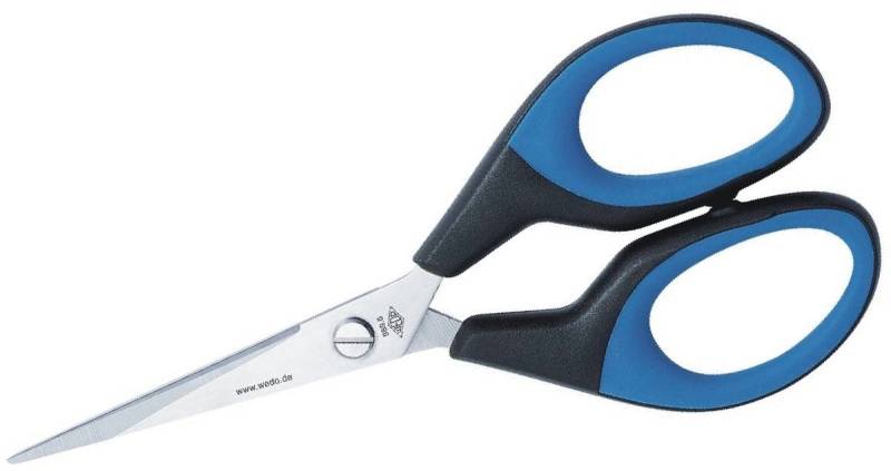WEDO Papierscheren Schere Softcut 15,2 cm schwarz/blau von WEDO
