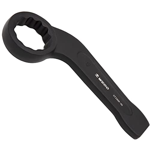 WEDO Schlag-Ringschlüssel,Ringschlüssel,Schlagschrauber,40 Chrom-Vanadium-Stahl Schraubenschlüssel,Gebogen 45°,SW 32mm,Länge 190mm,Schraubenschlüssel,Schwarz,Korrosionsbeständig WEDO Schlag-Ringschlüssel,Ringschlüssel,Schlagschrauber,40 Chrom-Vanadium-Stahl Schraubenschlüssel,Gebogen 45°,SW 32mm,Länge 190mm,Schraubenschlüssel,Schwarz,Korrosionsbeständig von WEDO
