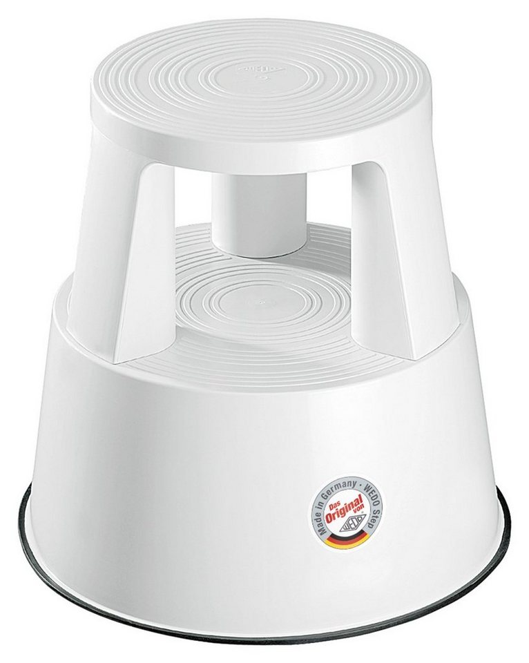WEDO Sitzhocker WEDO® 212200 Rollhocker Step Kunststoff - weiß von WEDO