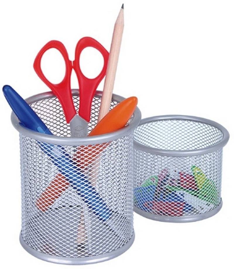 WEDO Tischaufsatz Köcher Set Office 2-er silber (12 Stück) WEDO Tischaufsatz Köcher Set Office 2-er silber (12 Stück) von WEDO