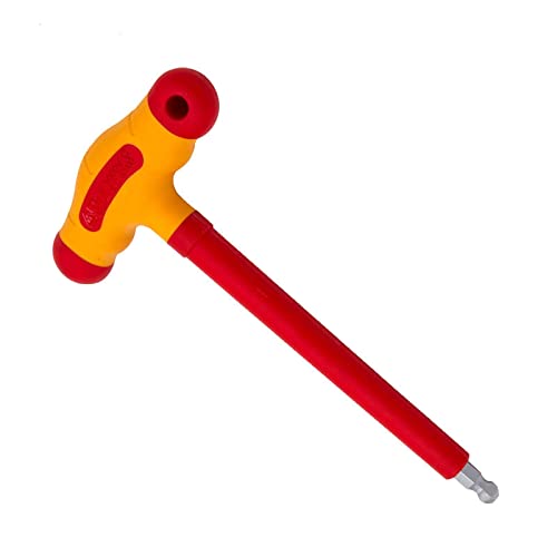 WEDO VDE 1000V isolierter Sechskantstiftschlüssel 5mm mit T-Griff, Elektriker eingetauchter Inbusschlüssel, CR-V Stahl, Anti-Rutsch Griffe, IEC 60900 WEDO VDE 1000V isolierter Sechskantstiftschlüssel 5mm mit T-Griff, Elektriker eingetauchter Inbusschlüssel, CR-V Stahl, Anti-Rutsch Griffe, IEC 60900 von WEDO