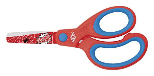 Wedo 7333002 Bastelschere Fantastic, Motiv Super Heroes, 13cm, rot/Blau von WEDO