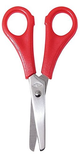 Wedo Bastelschere, rund, 13.5 cm (Rot) von WEDO