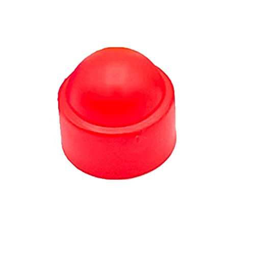 Schraubenmutter Dome Schutzkappen Sichtbare Sechskant Kunststoff M4 M5 M6 M8 M10 M12 M14 M16 M18 M20 M22 M24 M27 M30 M33 M36 M39 M42-M14x21x24 (10Stk.),rot von WEDSA