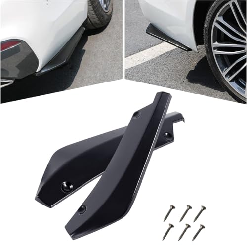 WEDSLK 2 Stück Auto Heckschürze Spoiler Stoßstange Abdeckung Splitter für BMW X1 iX1 U11, Wrap Angle Spoiler Mit 6 Schrauben,A/Black WEDSLK 2 Stück Auto Heckschürze Spoiler Stoßstange Abdeckung Splitter für BMW X1 iX1 U11, Wrap Angle Spoiler Mit 6 Schrauben,A/Black von WEDSLK