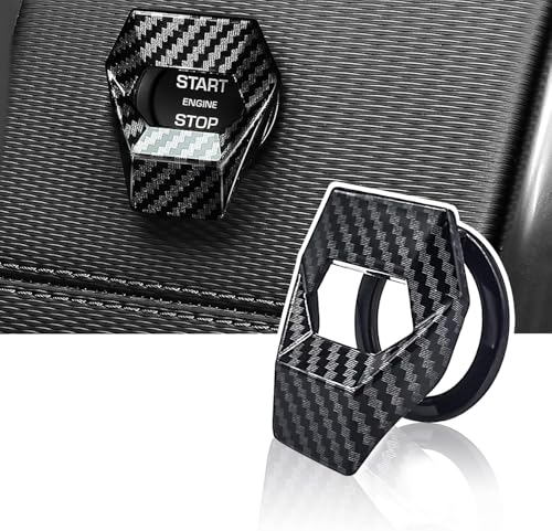 WEDSLK Auto Startknopf Abdeckung für Renault Clio 2 3 4 5 mk3 mk4 Megane 2 3 4 CC, 3D Stil ZüNdknopf Schalter Abdeckung, Kratzfeste Tasten Dekoration,C/Carbon Fiber WEDSLK Auto Startknopf Abdeckung für Renault Clio 2 3 4 5 mk3 mk4 Megane 2 3 4 CC, 3D Stil ZüNdknopf Schalter Abdeckung, Kratzfeste Tasten Dekoration,C/Carbon Fiber von WEDSLK