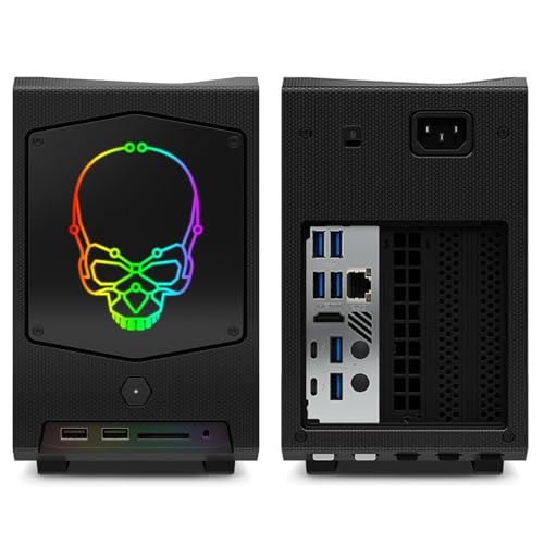 Intel NUC 11 Extreme Kit (NUC11BTMi9) Mini-PC - Core i9-11900KB (8-Core, bis zu 4,9 GHz), Unterstützung für 12 Zoll GPU, Thunderbolt 4 (64 GB RAM + 4 TB SSD) von WEELIAO