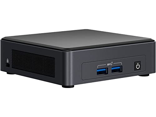 Intel NUC 11 NUC11TNKv5 Home&Business Mini-PC Desktop der 11. Gen. Intel Core i5-1145G7-Prozessor mit vPro-Technologie, unterstützt 4K-Quad-Display, WiFi 6, KEIN RAM, Keine SSD, KEIN Betriebssystem von WEELIAO