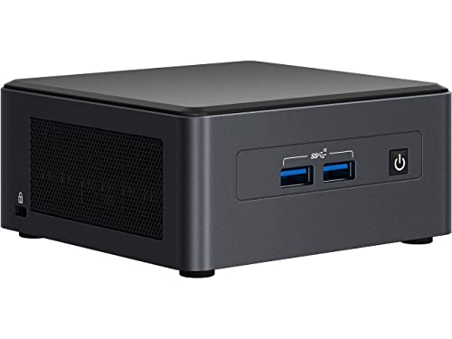 Intel NUC 11 Pro Mini PC NUC11TNHi7, 11th Gen Core i7-1165G7, 4.7GHz, Max 64GB RAM Support, Thunderbolt (32GB RAM + 256GB SSD) von WEELIAO